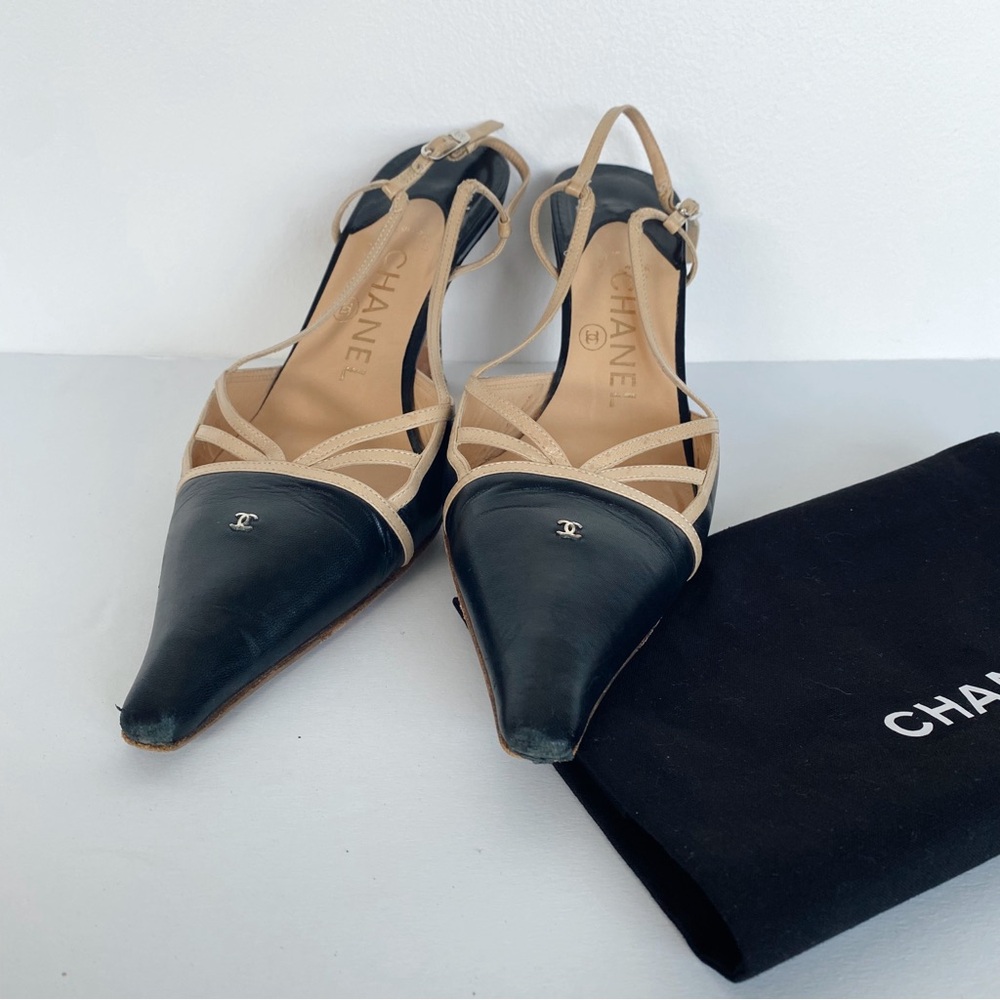 Chanel Vintage Cc Shoes - image 8